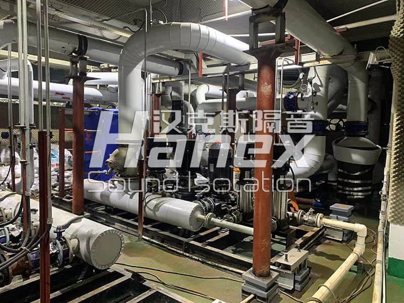 濟寧歐隆盛源南、北換熱站噪音振動治理項目